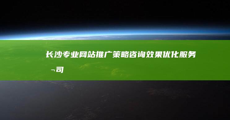 长沙专业网站推广策略咨询&效果优化服务公司